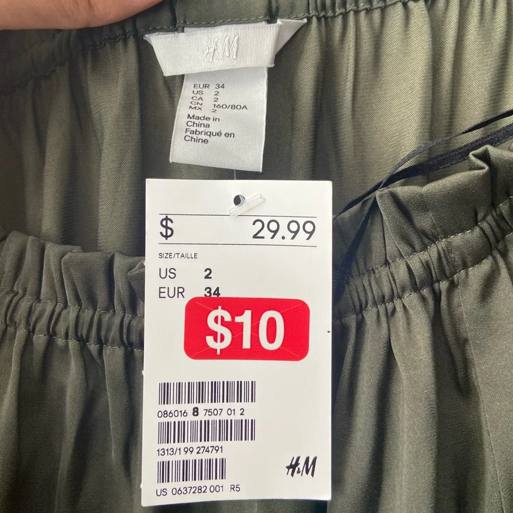 Small olive green dress - Picture 3 of 3